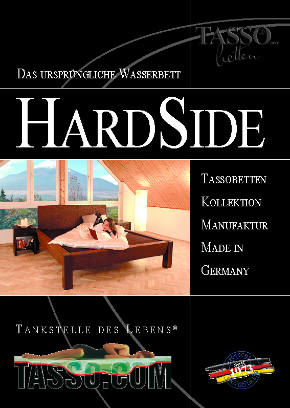 Katalogcover: Hardside Wasserbetten